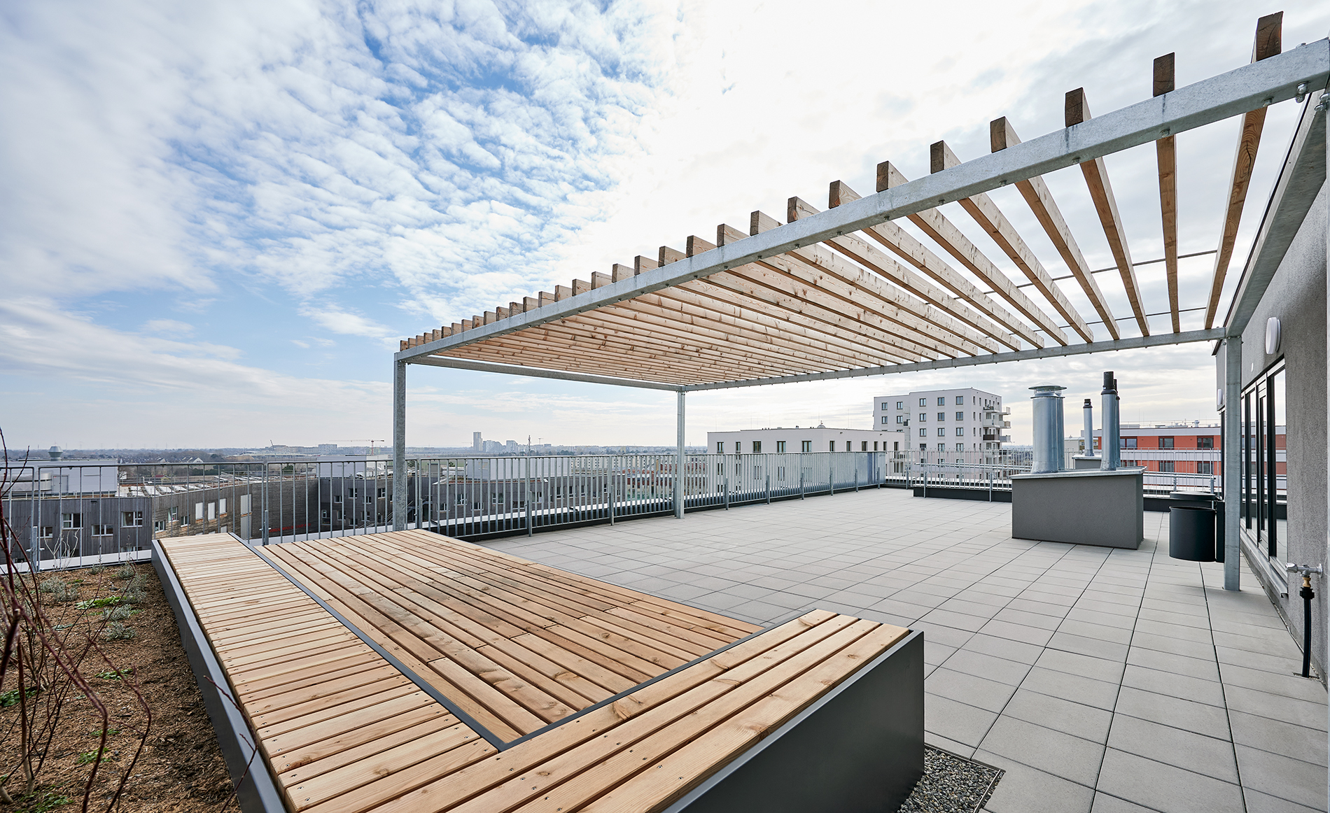 Berresgasse BT D Gemeinschaftsterrasse OG7 Foto Toni Rappersberger 20250210 5 web