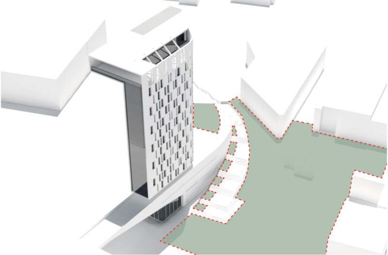 Hafenturm Linz Grünn