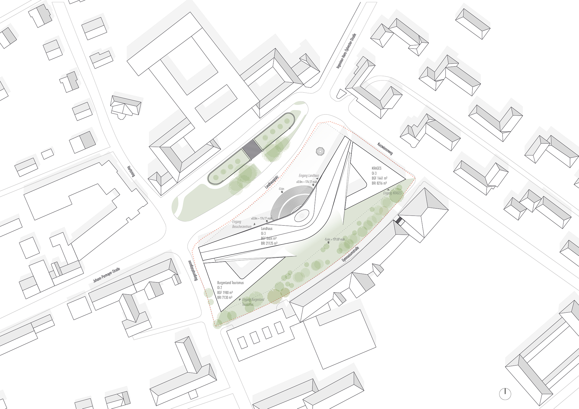 Landhausviertel Eisenstadt 270202 Lageplan Baustufe2 web